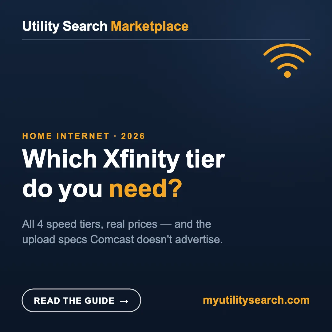Xfinity internet speed tiers — which tier do you need, all four tiers and prices