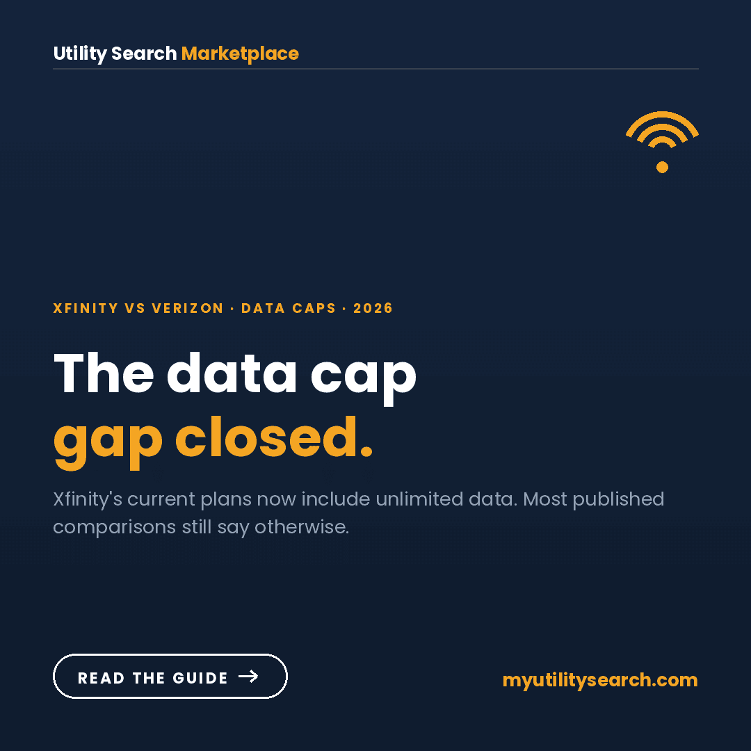 Xfinity vs Verizon: the data cap gap closed in 2026