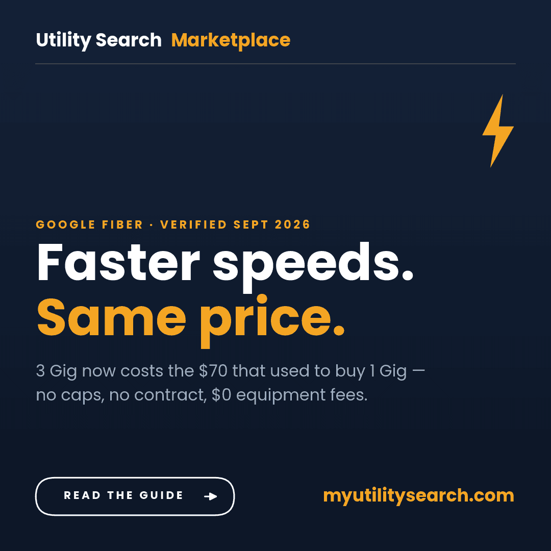 Google Fiber upgraded lineup — faster speeds, same price: 3 Gig now costs the $70 that used to buy 1 Gig